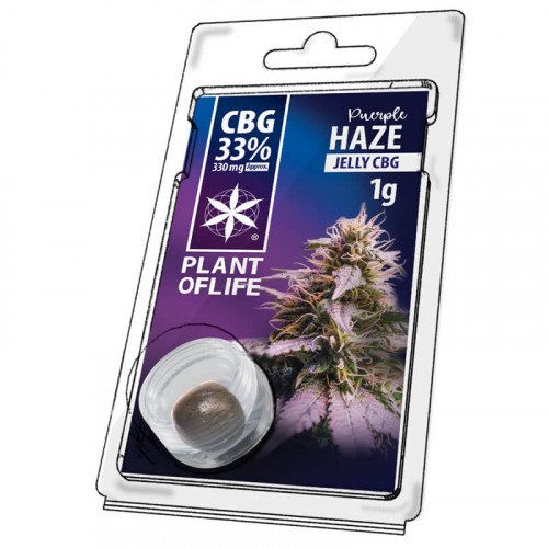 CBG konopljina smola 33% , 1 g - Purple Haze