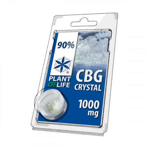 CBG kristali 90% - izolat (v prahu) - 1000mg