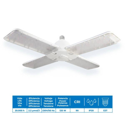 LED sijalka 4.30 Agrolite Full Spectrum, E27, 120 W