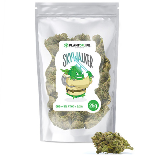 CBD vršički Skywalker 25g, 5% CBD (Indoor)