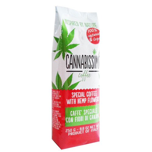 CBD kava Cannabissimo (8% cvetov), 250 g