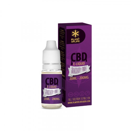 CBD e-tekočina 1% 20ml Grandaddy Purple