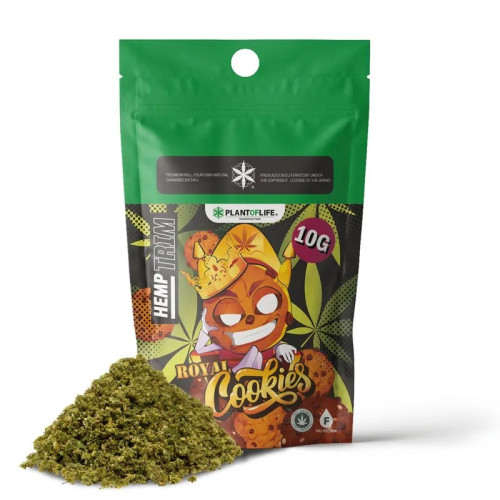 CBD mleti vršički - Hemp Trim - Royal Cookies, 3-8 % CBD, 10 g (Indoor)