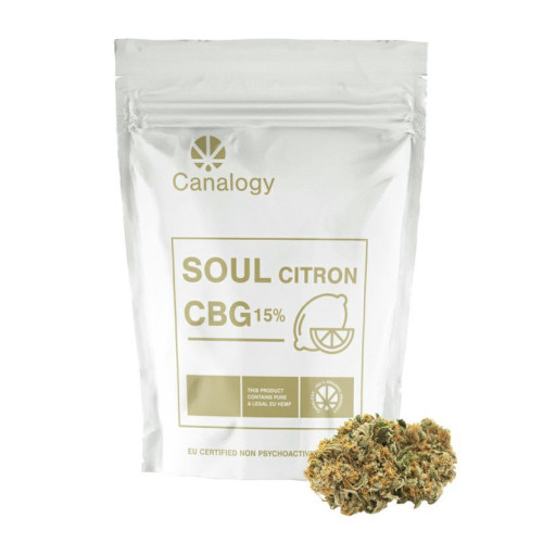 CBG vršički Soul Citron 5 g, 15 % CBG (Indoor)