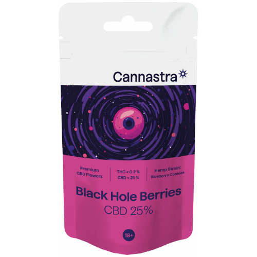 CBD vršički Black Hole Berries 5 g, 25 % CBD (Indoor)