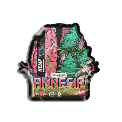 CBD mleti vršički - Hemp Trim - Amnesia, 3-8 % CBD, 10 g (Indoor)