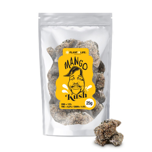 CBD vršički Mango Kush, 25 g, 13 % CBD (Indoor)