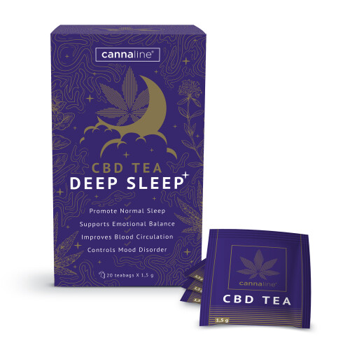 CBD čaj za spanje Cannaline Deep Sleep, 30 g 