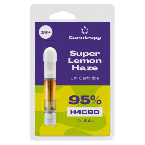 H4CBD kartuša Super Lemon Haze 95 %, 1 ml