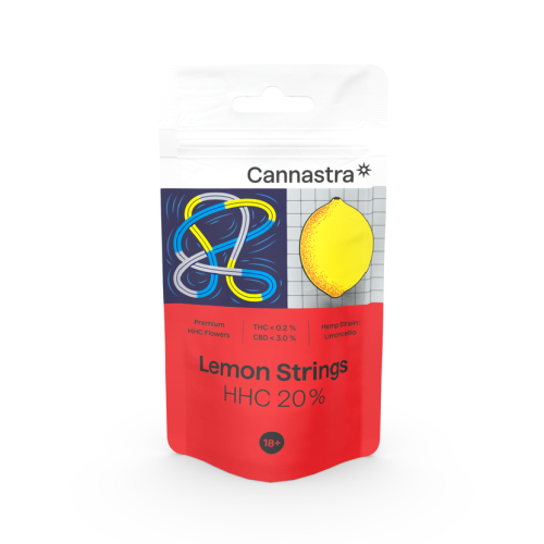 HHC vršički 20 % Cannastra, Lemon Strings, 3 g  (Indoor)