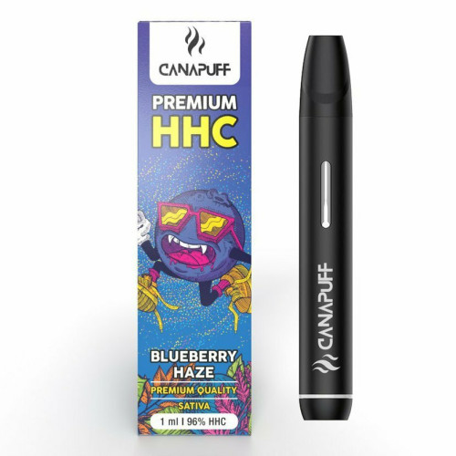 HHC Vape Pen BLUEBERRY HAZE 96% CanaPuff, 1 ml 