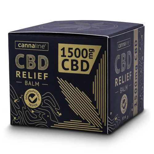 CBD balzam za lajšanje bolečin, Cannaline Relief 1500 mg, 50 ml 