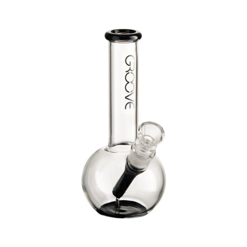 Stekleni bong Groove Round Tube, 18 cm 