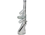 Stekleni Bong Black Leaf Brain-shooter, 40 cm 