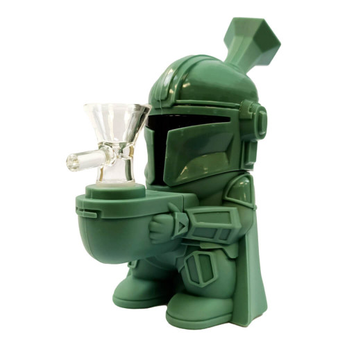 Silikonski bong - Space Hero, 15 cm