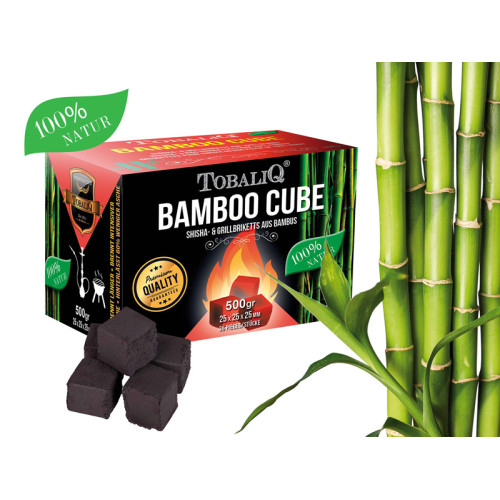 Oglje za šišo iz bambusa TOBALIQ, 500 g 