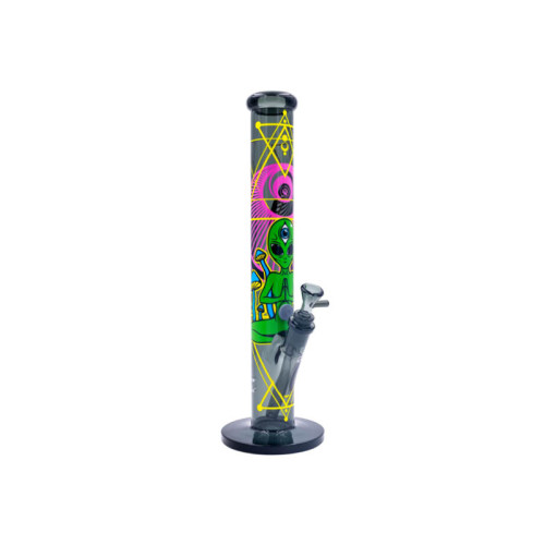 Stekleni bong Trippy Alien, 40 cm, Black Leaf