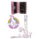 Stekleni bong Bitch, 30 cm - 4-delni set, Black Leaf