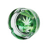 Stekleni mini bong - 6-delni set Hemp Leaf 420