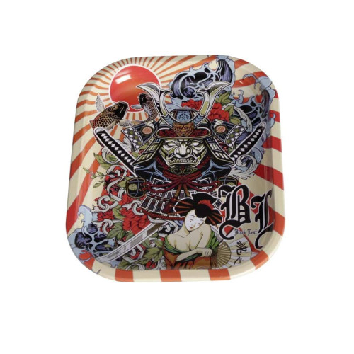 Stekleni ice bong Ronin + Geisha, 50 cm - 3-delni set, Black Leaf