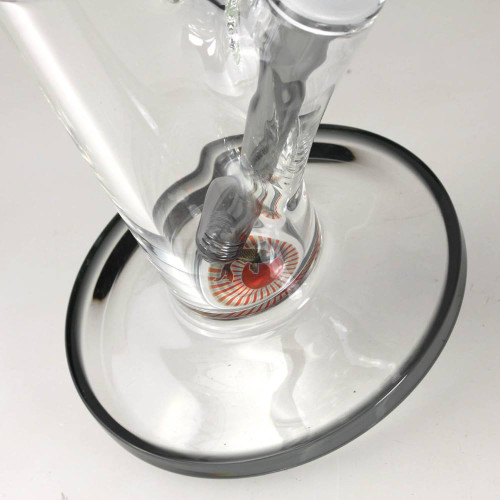 Stekleni ice bong Ronin + Geisha, 50 cm - 3-delni set, Black Leaf