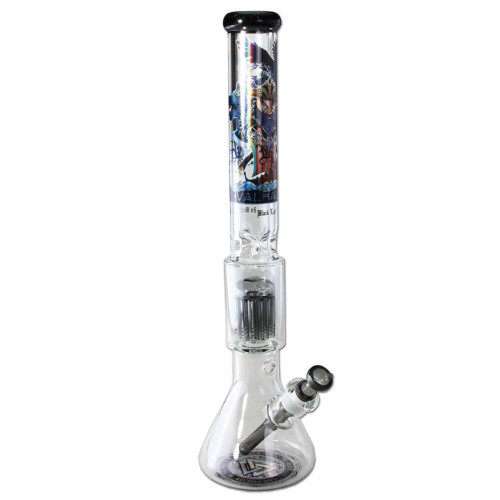 Stekleni bong Valhalla, 50 cm - 3-delni set, Black Leaf