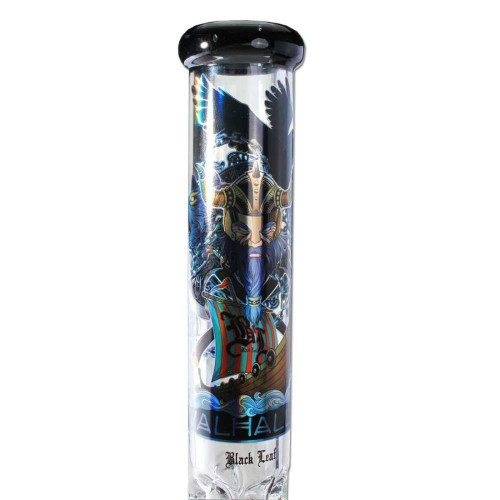 Stekleni bong Valhalla, 50 cm - 3-delni set, Black Leaf