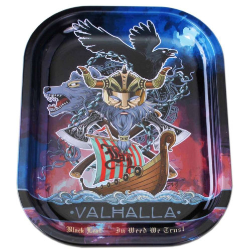 Stekleni bong Valhalla, 50 cm - 3-delni set, Black Leaf