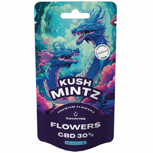 CBD vršički Kush Mintz, 30 % CBD, 5 g