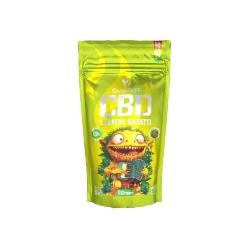 CBD vršički Lemon Gelato, 69 % CBD, 1 g