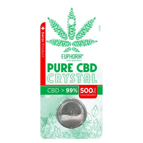 CBD kristali 99 %, 0,5 g