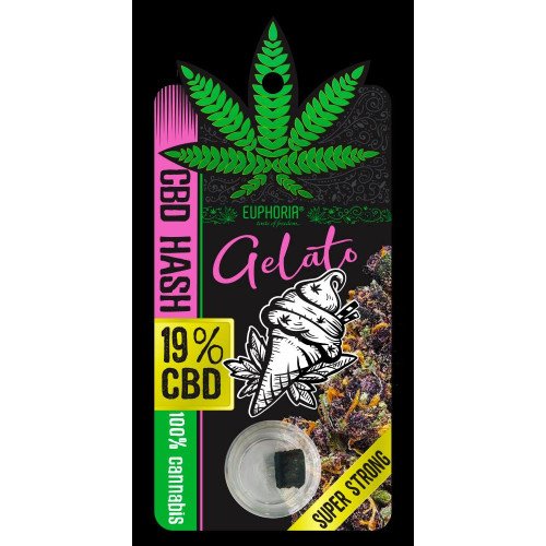 CBD hash Gelato, 19 % CBD, 1 g