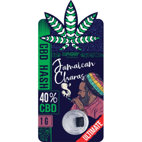 CBD hash Jamaican Charas, 40 % CBD, 1 g
