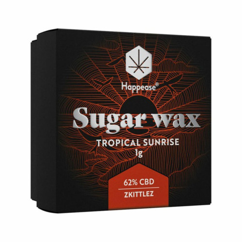 CBD vosek Tropical Sunrise, CBD 62 %, 1 g, Happease