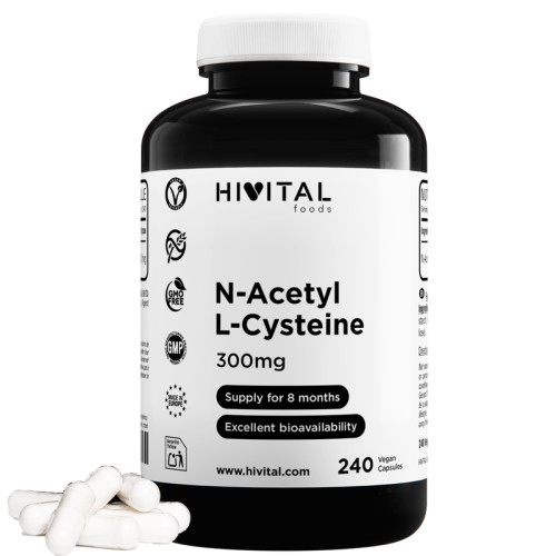 NAC (N-Acetil-Cistein) 300 mg, HiVital, 240 kapsul