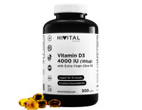 Vitamin D3, HiVital, 300 softgel kapsul