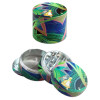 Alu grinder Alica, 4-delni, 53 mm, Black Leaf