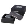 Alu grinder Black Leaf, graviran, 2-delni, 53 mm