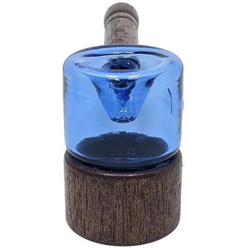 Steklena pipa Sherlock z lesenim ročajem - Snoop Dogg Lbs, 13 cm