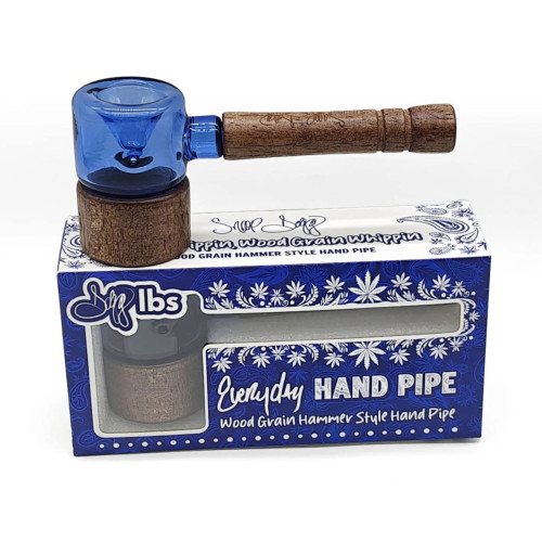 Steklena pipa Sherlock z lesenim ročajem - Snoop Dogg Lbs, 13 cm