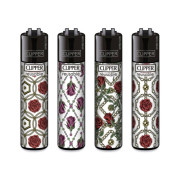 Clipper vžigalnik Classic, motiv Roses & Gold