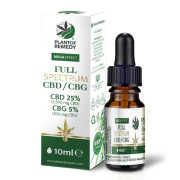 CBD olje 25 % CBD + 5 % CBG, 10 ml, polni spekter  