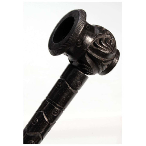 Lesena pipa iz ebenovine Ebony, 25 cm
