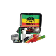 Steklena pipa Pure Pipe v kovčku - popoln prenosni komplet Breit