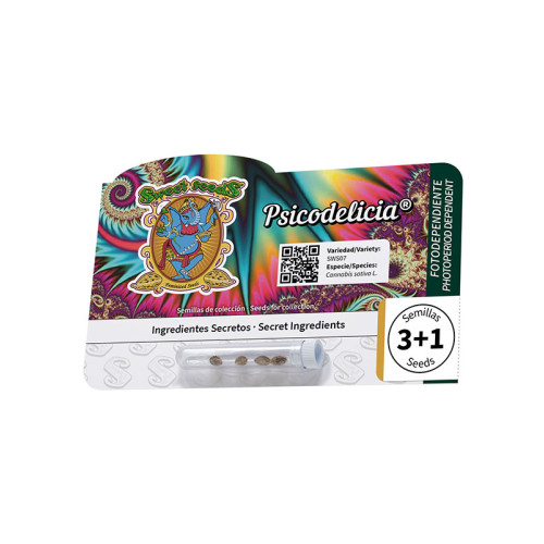 Psicodelicia (3 semena + 1 gratis), Sweet Seeds