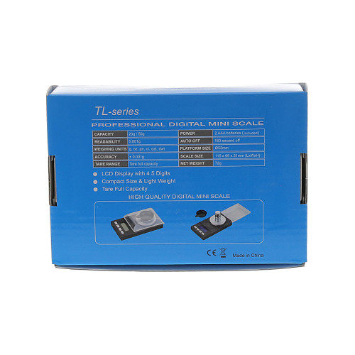 Profesionalna digitalna tehtnica TL, 20/50 g/0,001 g