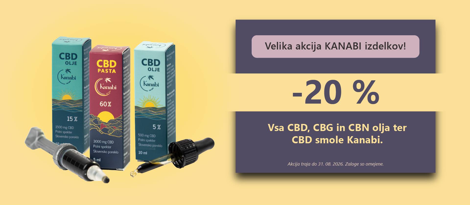 Kanabi CBD izdelki