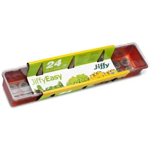 Mini rastlinjak Jiffy Easy, s 24 šotnimi tabletami Jiffy