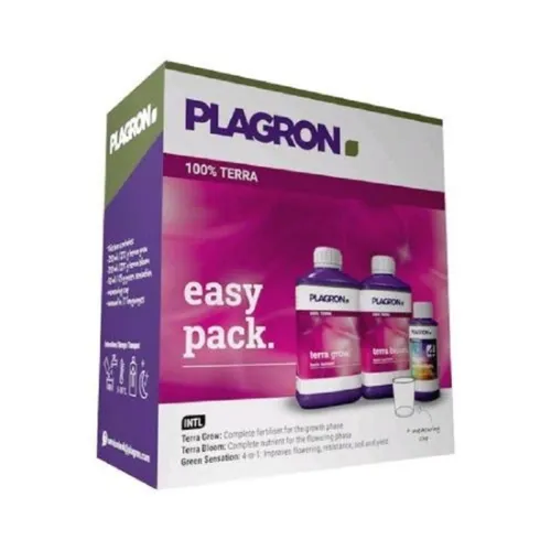 Komplet hranil Plagron Easy Pack 100% TERRA, do 1 m²